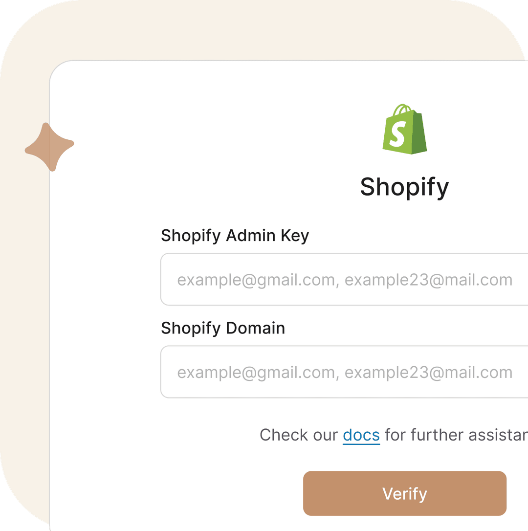 Connect Shopify