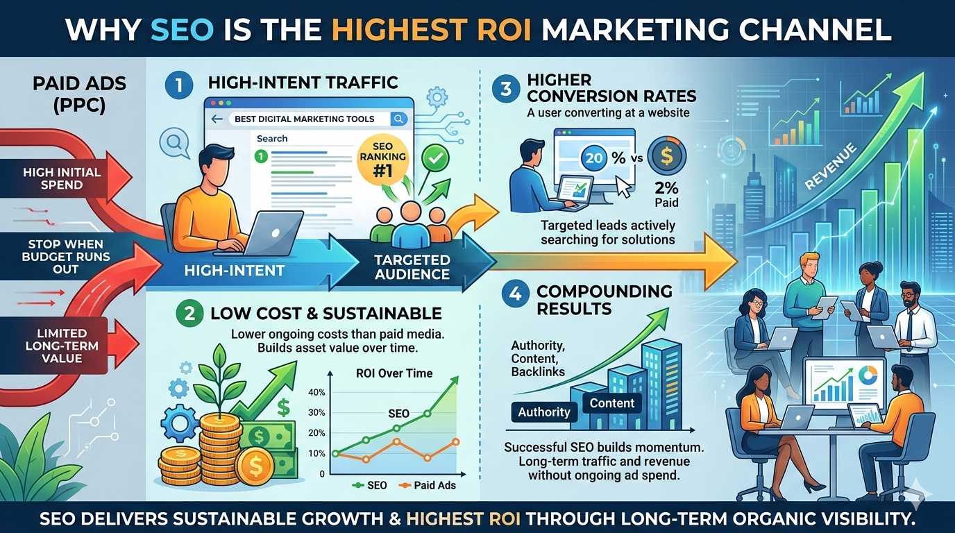 Why SEO Is the Highest ROI Marketing Channel